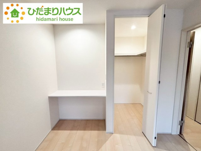 野田市中野台4期　新築戸建　5号棟の収納|季節物の衣類もスッキリ収納できる、ウォークインクローゼット完備です！！							
