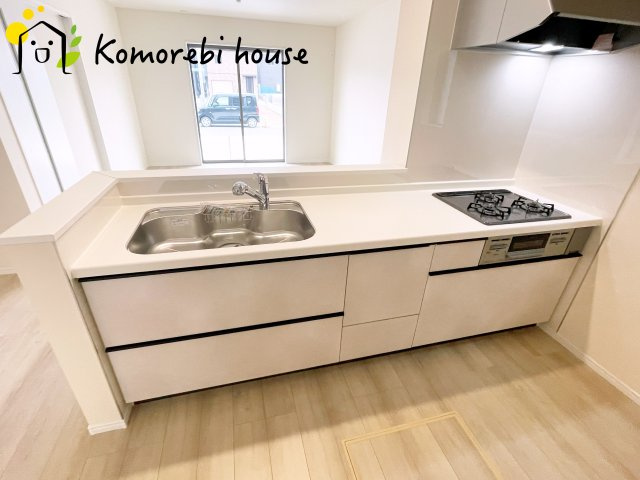 第17上尾上　新築一戸建て　Fのキッチン|きれいなキッチンです