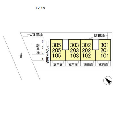 【区画図】 | アリエスマンション