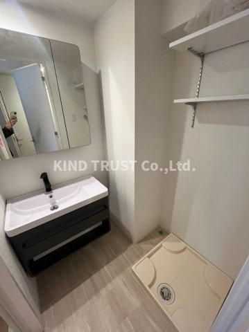 セレニテ天六ミラクの洗面所|忙しい朝には欠かせない洗面所です