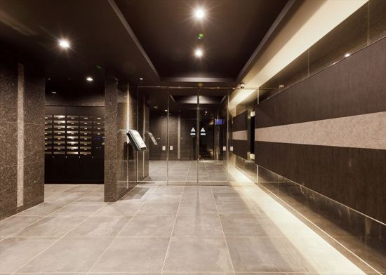 DIPS十条仲原WESTのエントランス