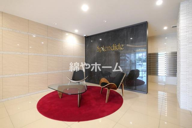 スプランディッド難波キャトルのロビー|毎日通るロビーはこのようになっています