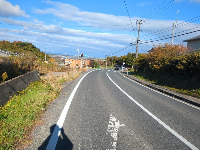 【前面道路含む現地写真】 | 相馬市磯部字上ノ台　土地