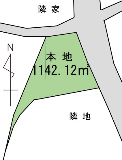 【土地図】 | 相馬市磯部字上ノ台　土地
