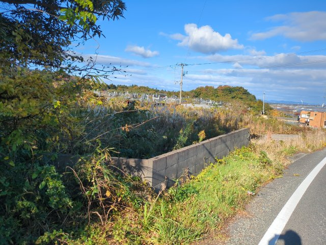 【前面道路含む現地写真】 | 相馬市磯部字上ノ台　土地