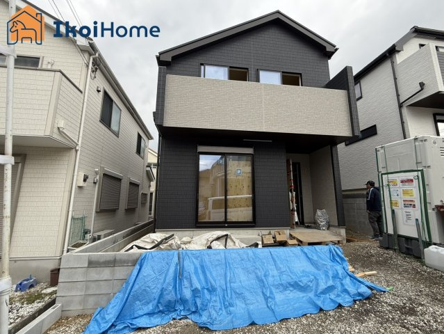 明石市松が丘3丁目　A号棟　新築戸建の外観|上棟いたしました！閑静な住宅街に限定2棟！新築建築中！嬉しい4LDK！お買い物施設公園近い！