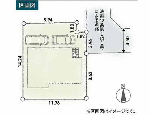【区画図】 | 【仲介手数料０円】相模原市第2緑区大島　新築一戸建て | 相模原市第2緑区大島　新築一戸建て