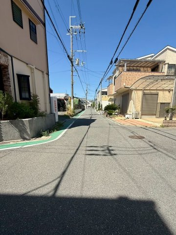 門真市沖町　戸建の前面道路含む現地写真