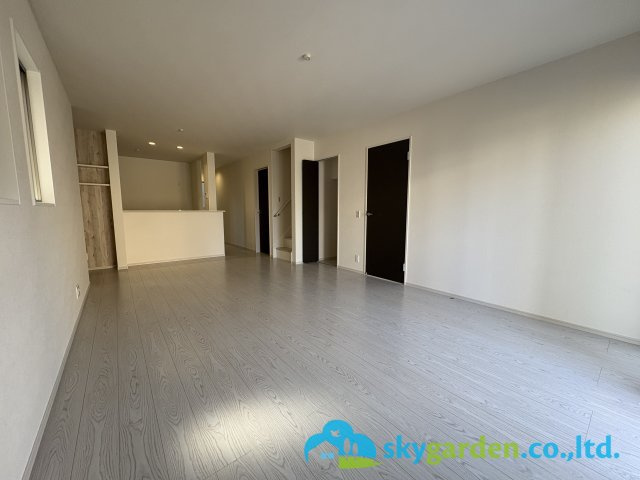 鎌倉市台2期　新築戸建　全2棟2号棟の居間・リビング|使いやすい形状のリビングダイニング