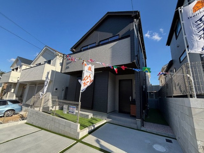 【外観】 | 明石市松が丘3丁目　新築戸建A号棟　仲介手数料無料！ | 落ち着いた雰囲気の外観です