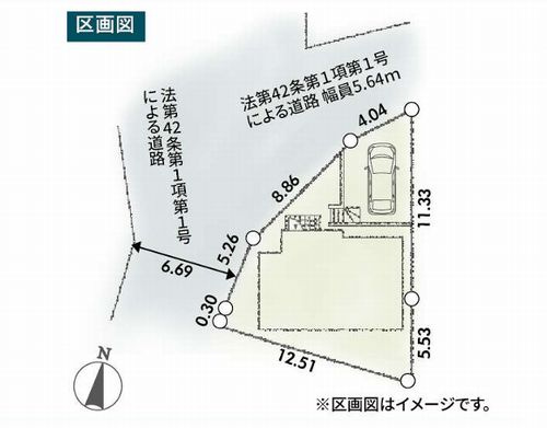 【区画図】 | 【仲介手数料０円】厚木市第3長谷　新築一戸建て | 厚木市第3長谷　新築一戸建て