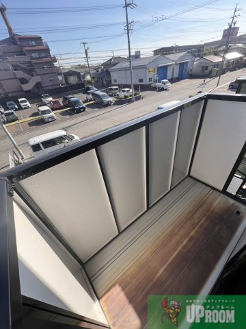 アヴニール柏井のバルコニー