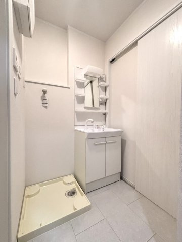 【新築】オークの洗面所