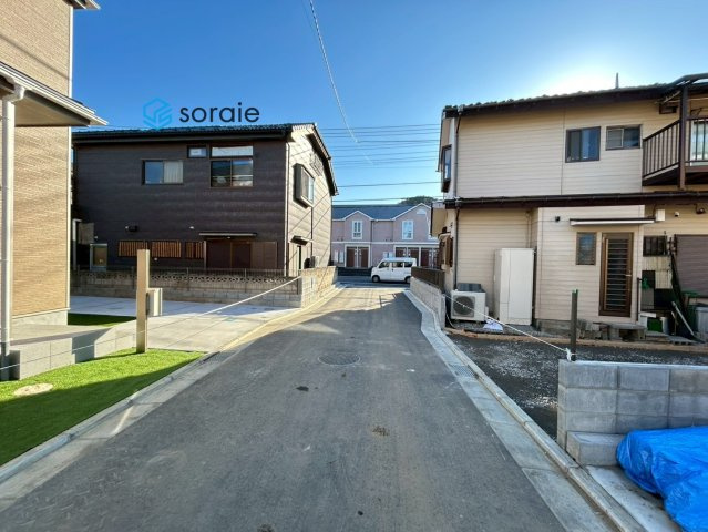 入間仏子5期　全5棟　ハートフルタウンの前面道路含む現地写真|令和7年12月16日撮影。
