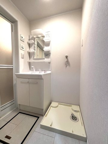 【新築】オークの洗面所