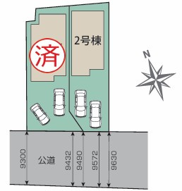 【区画図】 | 横浜市旭区上川井町 新築戸建 全2棟