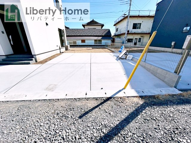 日立市河原子町2丁目　新築戸建　1号棟の駐車場