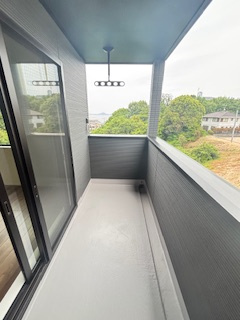 【バルコニー】 | 廿日市市阿品台1（阿品東駅）全2区画　B棟【エアコン2基付き】【P3台】