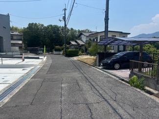 【前面道路含む現地写真】 | 廿日市市対厳山3（宮島口駅）全3区画　A棟【63坪】【P3台】