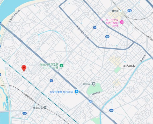 加古川市加古川町稲屋　新築の地図