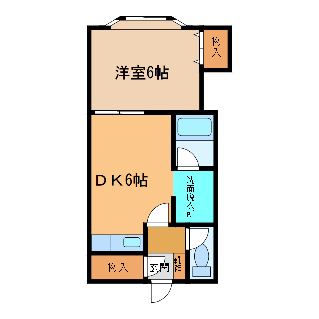 セントラルガーデン9Aの間取り