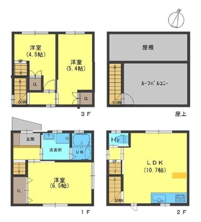 新築戸建　神戸市兵庫区金平町1丁目14の間取り|ご内覧はお気軽にリクラス不動産販売までお問合せください