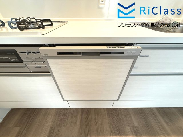 新築戸建　神戸市兵庫区金平町1丁目14のキッチン|食洗器付きです