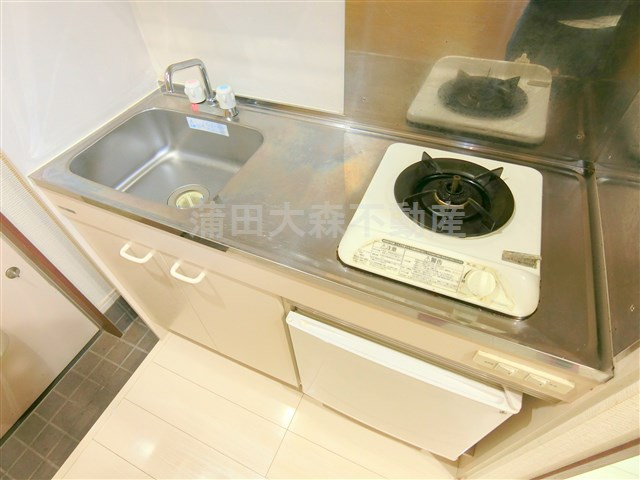 京急蒲田駅リノベーション済1Kのキッチン