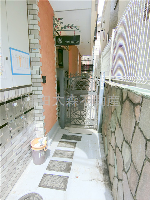 京急蒲田駅リノベーション済1Kのエントランス|エントランス　