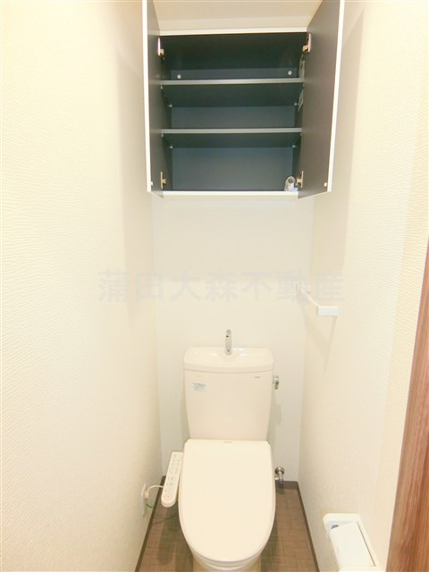 京急蒲田駅リノベーション済1Kのトイレ|トイレ　温水洗浄便座