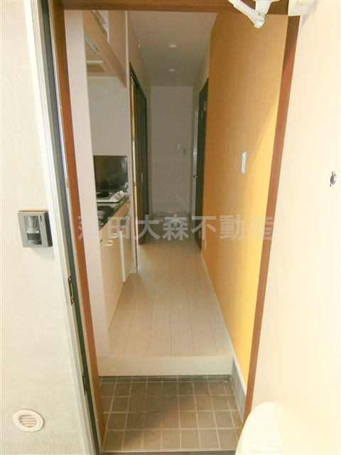 京急蒲田駅リノベーション済1Kの玄関