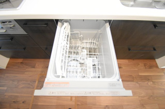 【キッチン】 | 安佐南区長束西1（安芸長束駅）全2区画　B棟 | 食器洗乾燥機付きで節水・家事時短♪