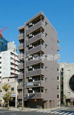 スモールシティハウス平和島の外観|2006年10月築　RC鉄筋コンクリート造地上8階建て総戸数22戸の分譲賃貸マンション
東京都大田区大森本町1丁目　京浜急行本線平和島駅近最寄り徒歩4分