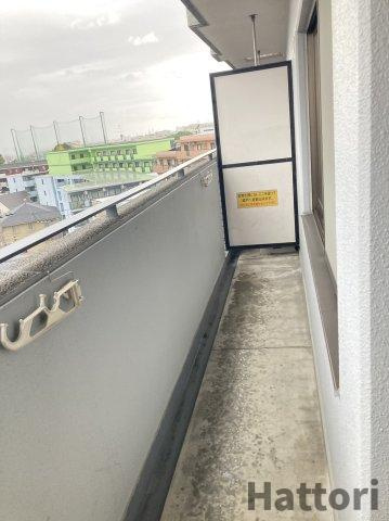アビタシオン橋本Ⅱのバルコニー