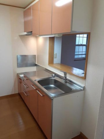 合志市須屋のアパートのキッチン|きれいなキッチンです