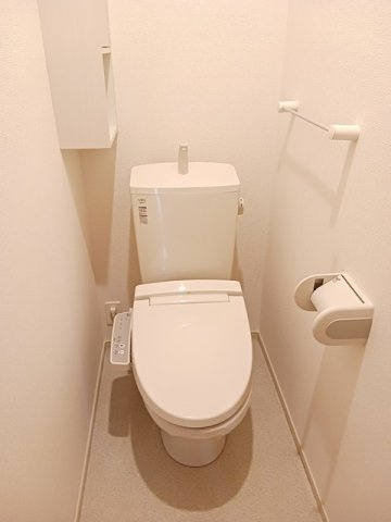 フルール正林Ｂのトイレ|落ち着いたトイレです