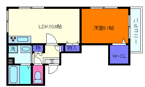 メゾンＫＮＳの間取り