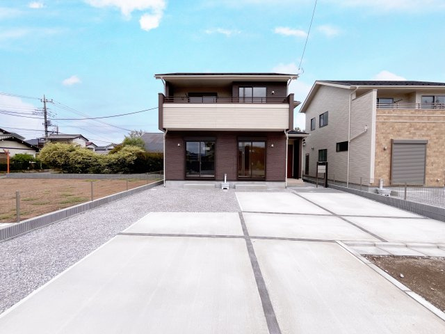高崎市下佐野町　新築住宅 1号棟の外観