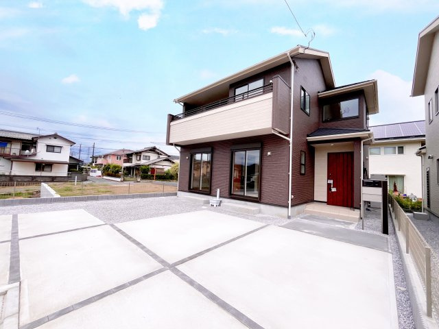 高崎市下佐野町　新築住宅 1号棟の外観