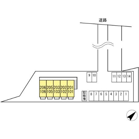 AXIS　Cの駐車場