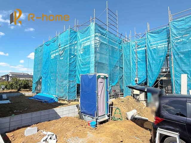 土浦市烏山4丁目　新築戸建て　A号棟の外観|近隣の同仕様完成物件をご見学いただけます♪