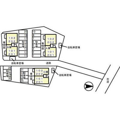 【区画図】 | エクレーレA