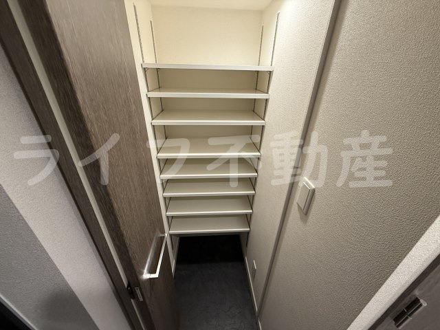 プレサンス森ノ宮 THEゲートの収納|小物を収納するのに便利です