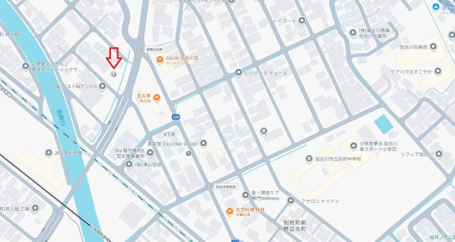 【地図】 | 加古川市別府町新野辺北町第9（全1棟）新築
