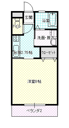 【間取り】 | ハイツゆりも