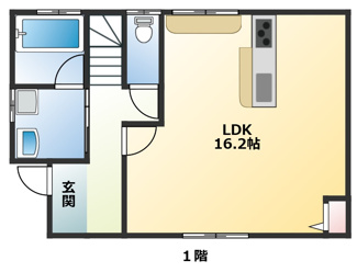 【間取り】 | 清水区蒲原　貸戸建