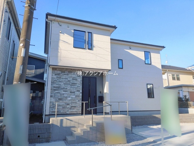 所沢市若狭2丁目・全1棟　新築一戸建　～ZEH水準住宅～の外観|現地写真（2026年2月19日撮影）