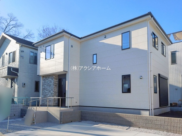 所沢市若狭2丁目・全1棟　新築一戸建　～ZEH水準住宅～の外観|現地写真（2026年2月19日撮影）