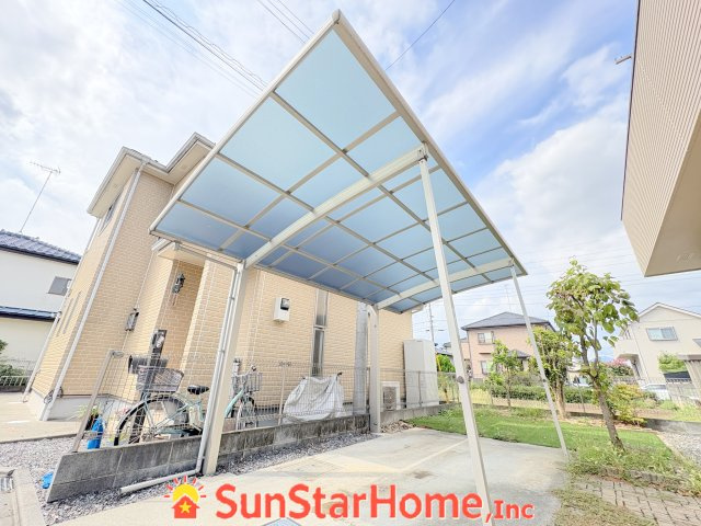 【サンスターホーム】あきる野市牛沼　中古戸建の駐車場