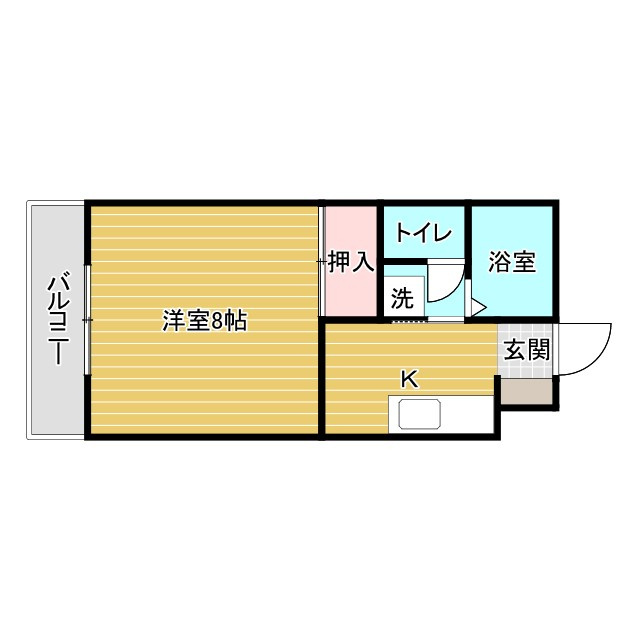 エクセルコート服部の間取り